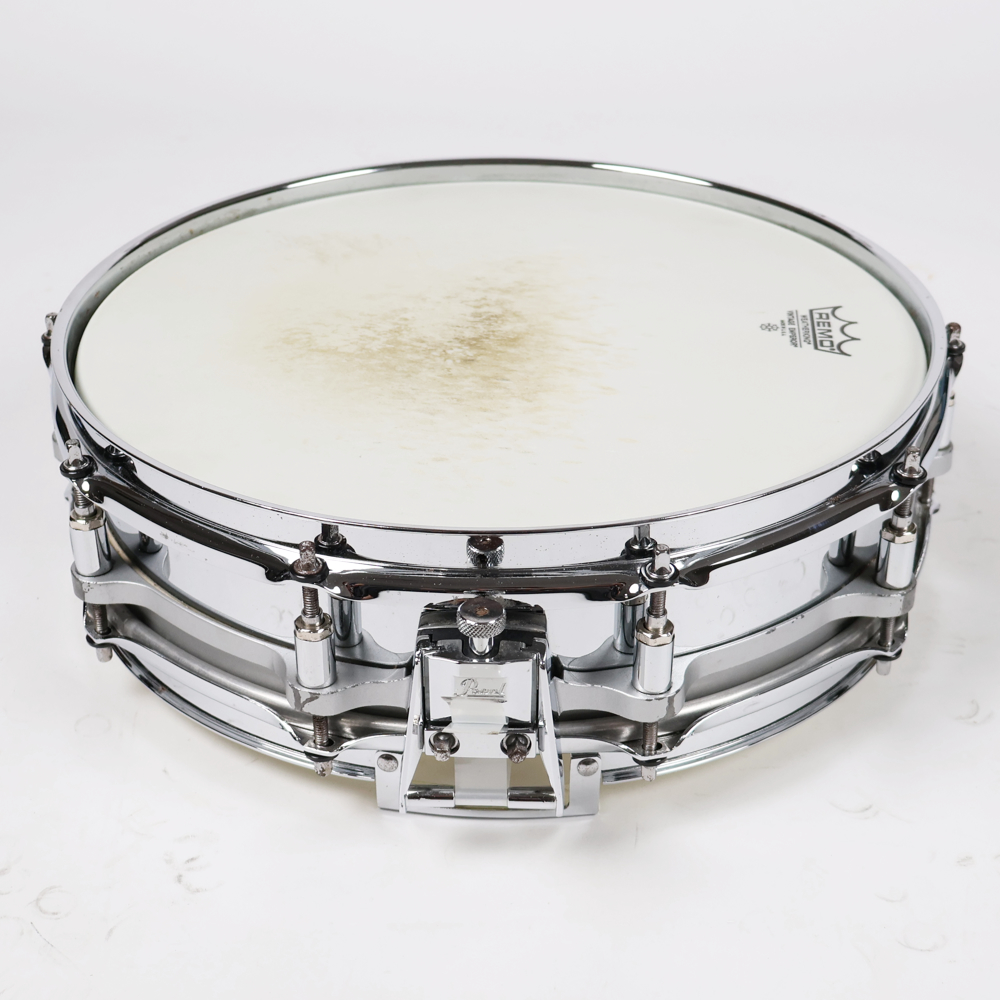 【中古】スネアドラム パール Pearl Free Floating Snare Steel Shell 14×3.5 側面