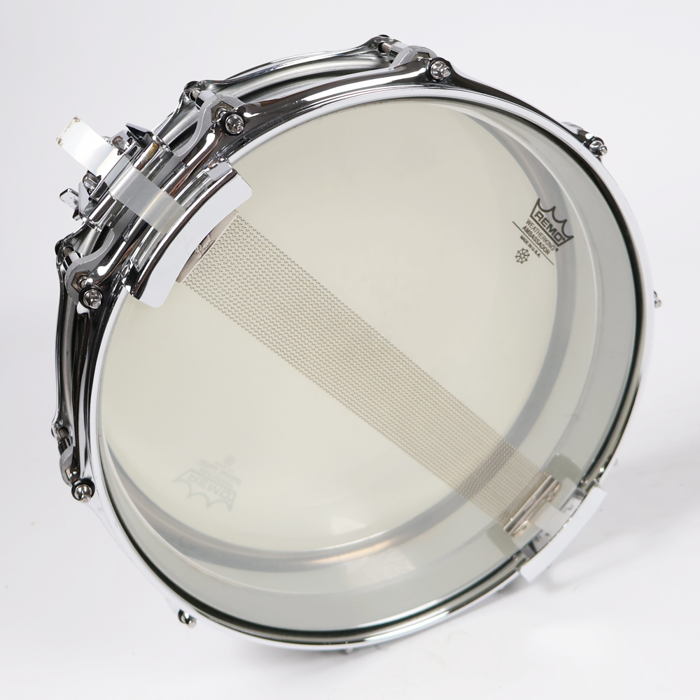 【中古】スネアドラム パール Pearl Free Floating Snare Steel Shell 14×3.5 スネアサイド