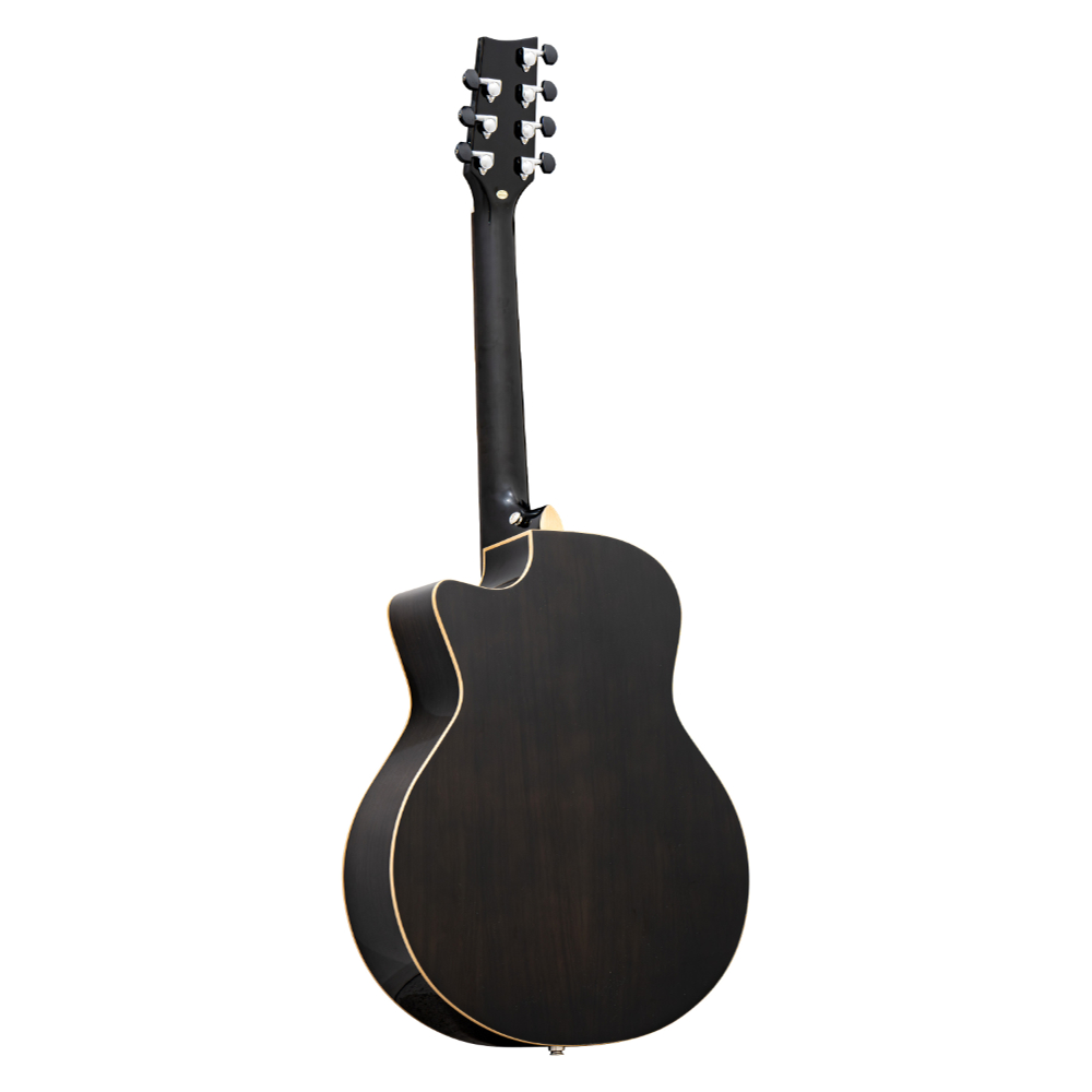 ELK STEEL 7 II Black Koa 7弦エレクトリックアコースティックギター ボディバック