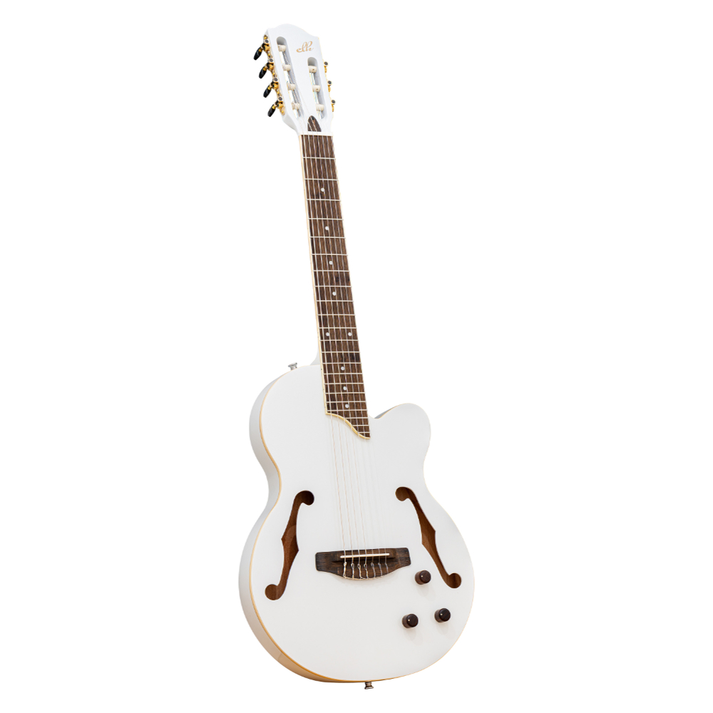 ELK Delgut 7 White Sparkle 7弦エレガットギター