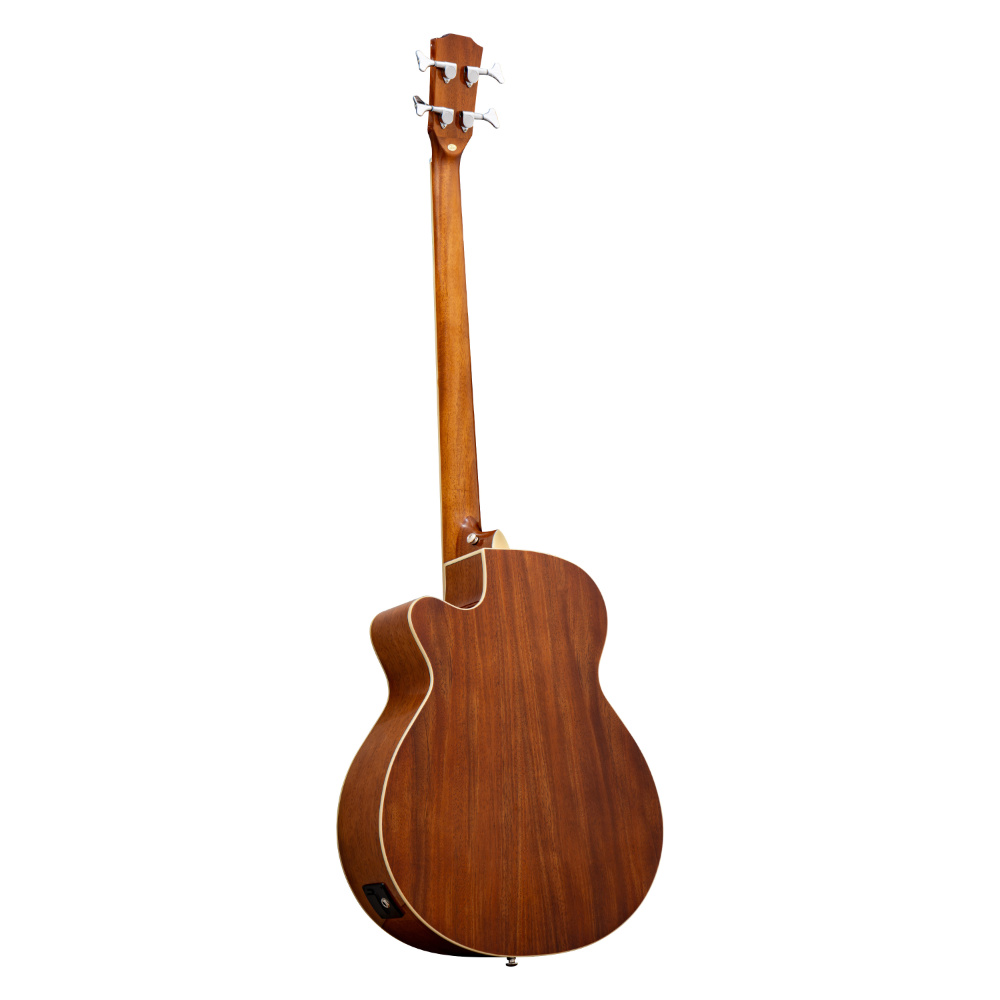 ELK ACOBE 4 Fretless Natural フレットレス エレクトリックアコースティックベース バック画像
