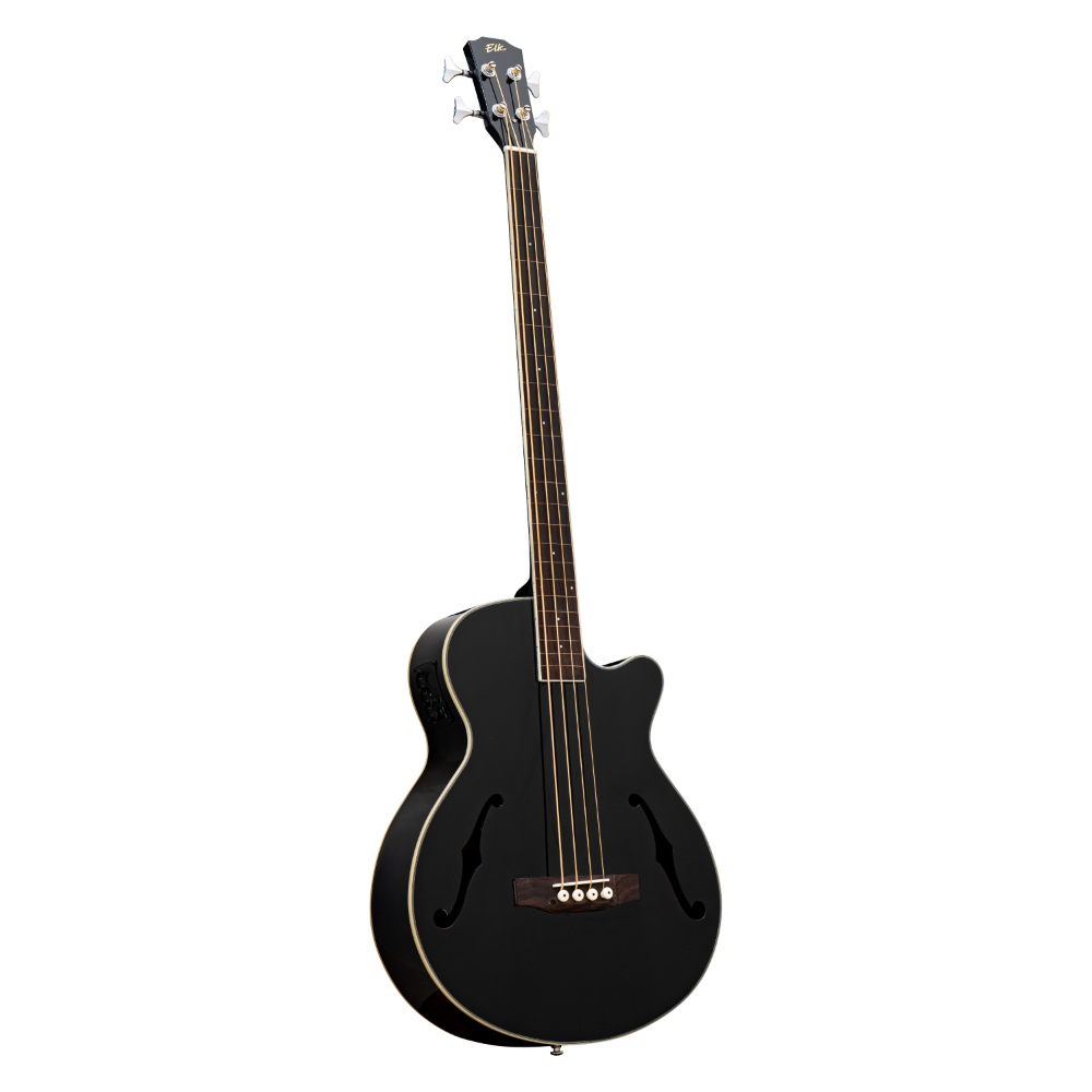 ELK ACOBE 4 F-Hole Fretless Piano Black Fホール フレットレス エレクトリックアコースティックベース