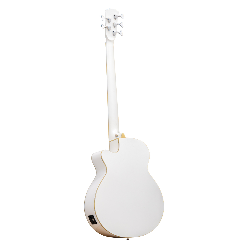 ELK ACOBE 5 White Sparkle 5弦エレクトリックアコースティックベース バック画像