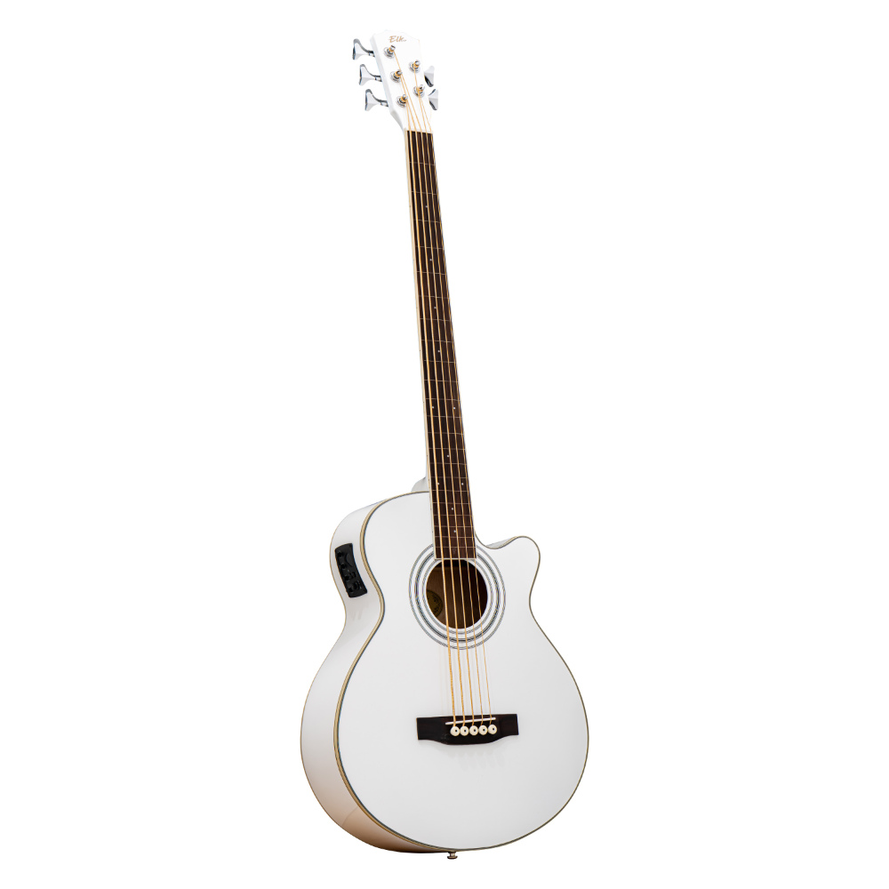 ELK ACOBE 5 Fretless White Sparkle フレットレス 5弦エレクトリックアコースティックベース