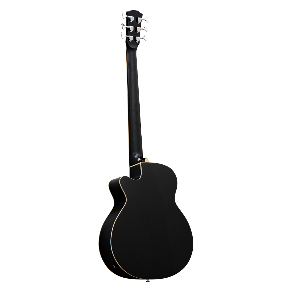ELK ACOBE 6 Piano Black 6弦エレクトリックアコースティックベース バック画像