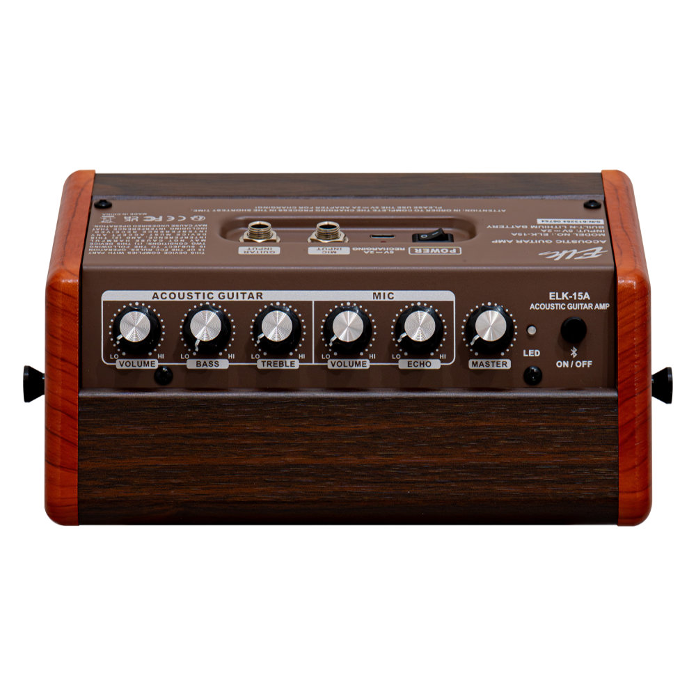 ELK ELK-15A Acoustic Guitar Amplifier アコースティックギターアンプ コントロール
