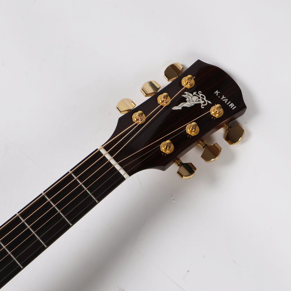 【中古】 アコースティックギター K.Yairi BM-90AM 2022年製 Kヤイリ オールマホガニー単板 エボニー指板 日本製 MADE IN JAPAN ヘッド