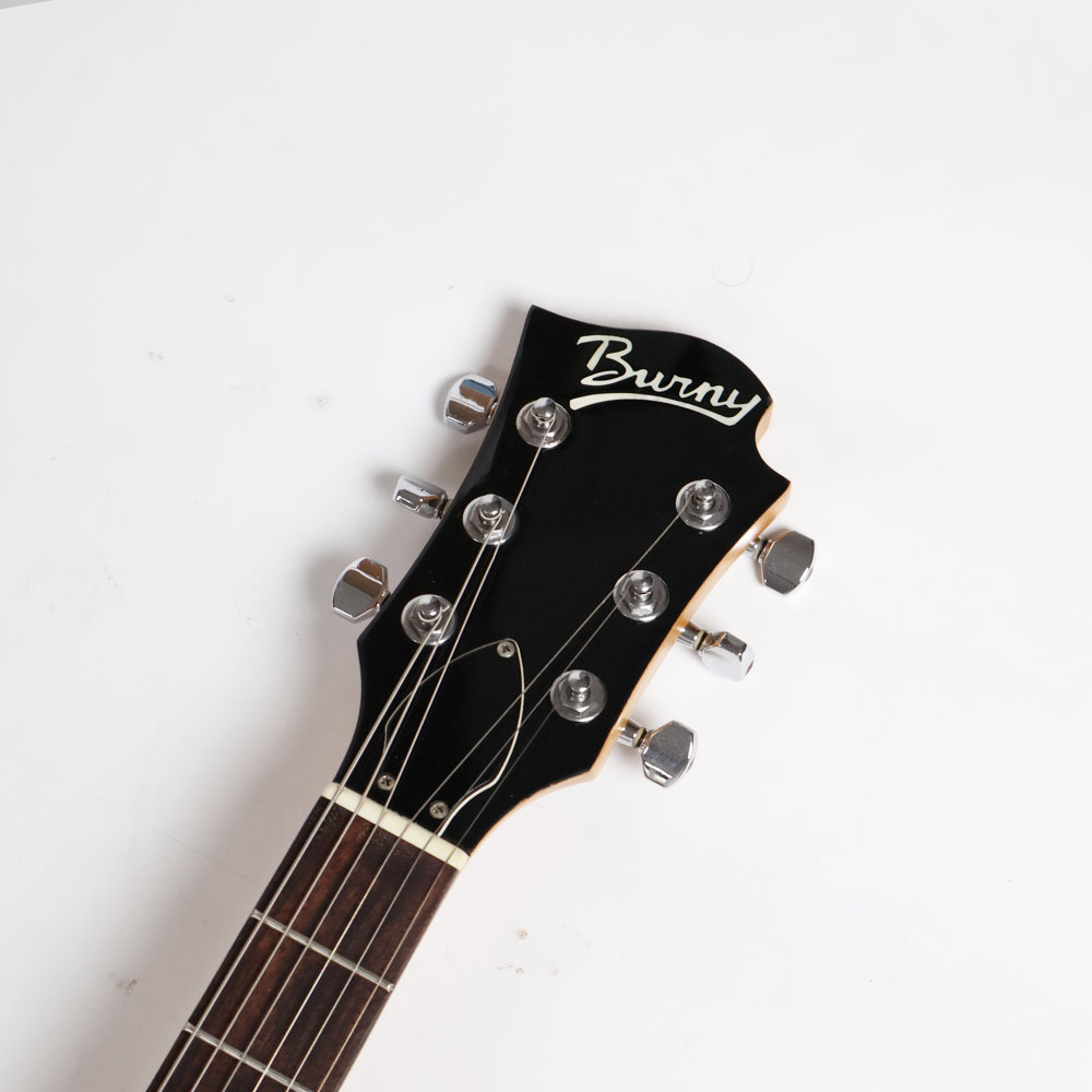 【中古】 エレキギター Burny by Fernandes H-45 Black シャチ バーニー フェルナンデス ヘッド