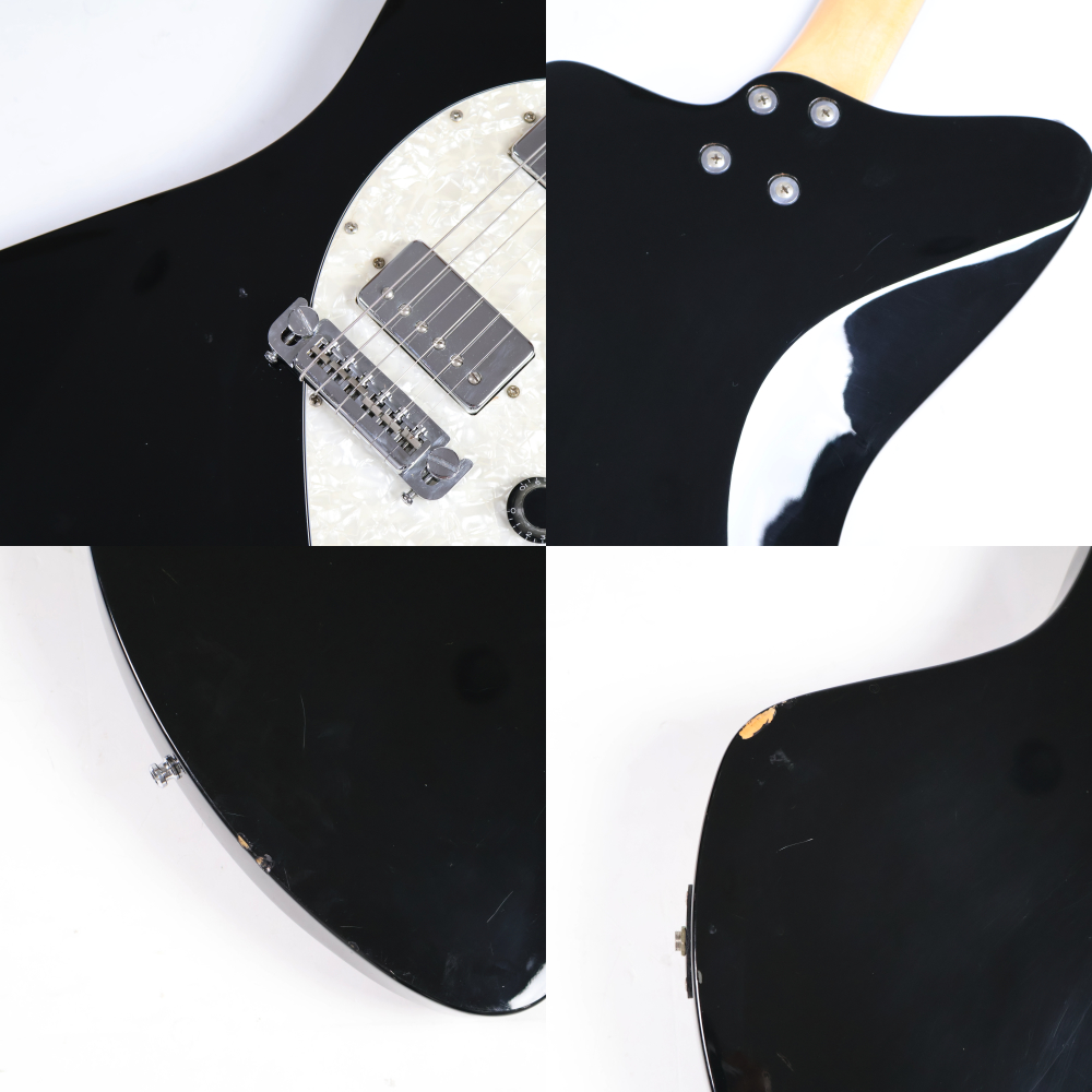 【中古】 エレキギター Burny by Fernandes H-45 Black シャチ バーニー フェルナンデス 傷