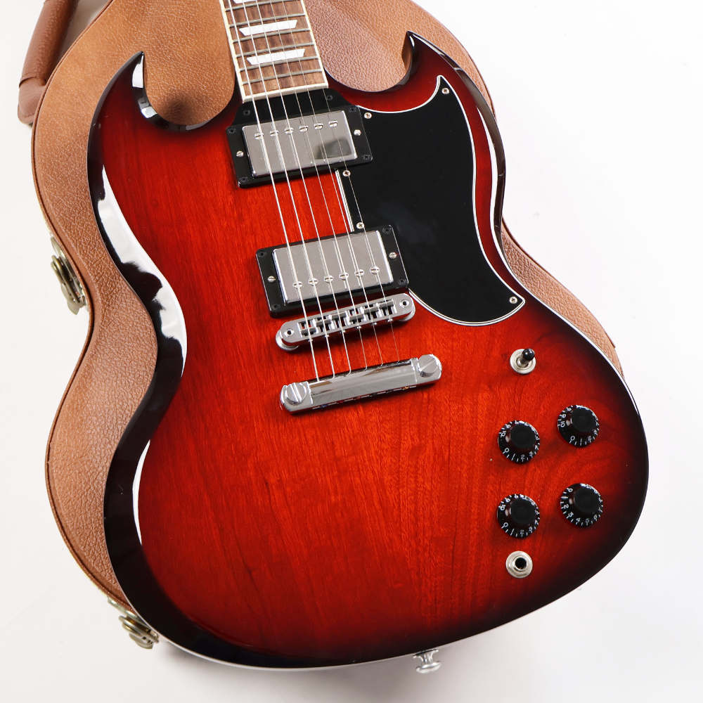 【中古】 エレキギター Gibson SG Standard 2017 T Dark Cherry Burst 2017年製 57クラシックピックアップ搭載 ギブソン SGスタンダード ボディ画像 