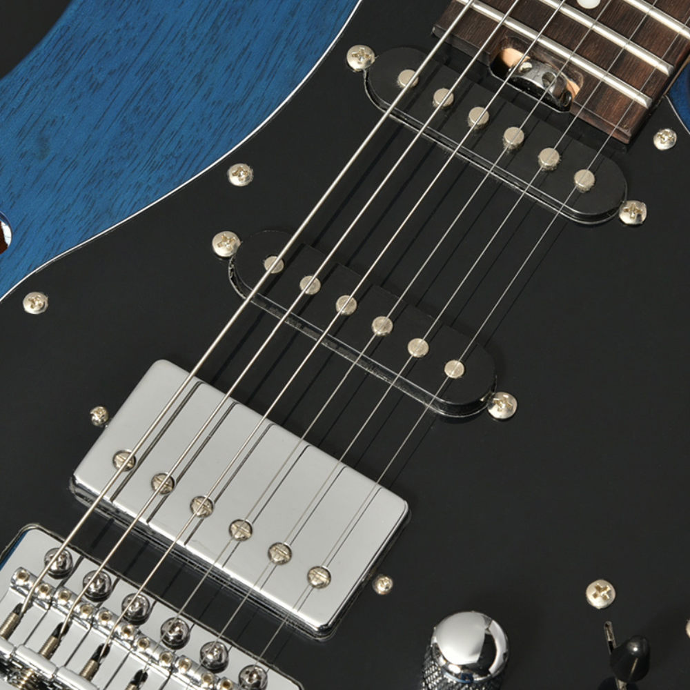 BACCHUS バッカス Global Series GS-HOLLOW BLU-S-MH エレキギター ピックアップ部