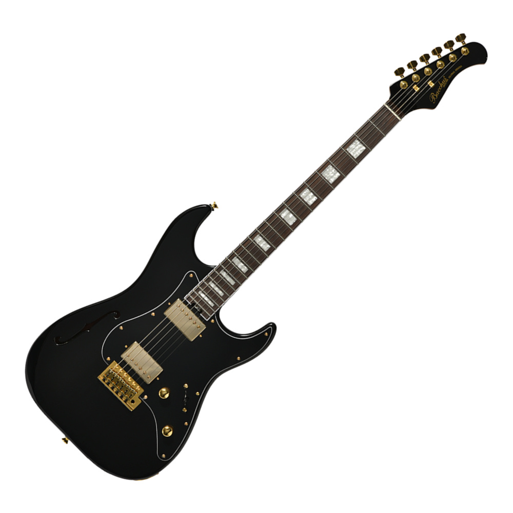 BACCHUS バッカス Global Series GS-HOLLOW-CTM BLK エレキギター