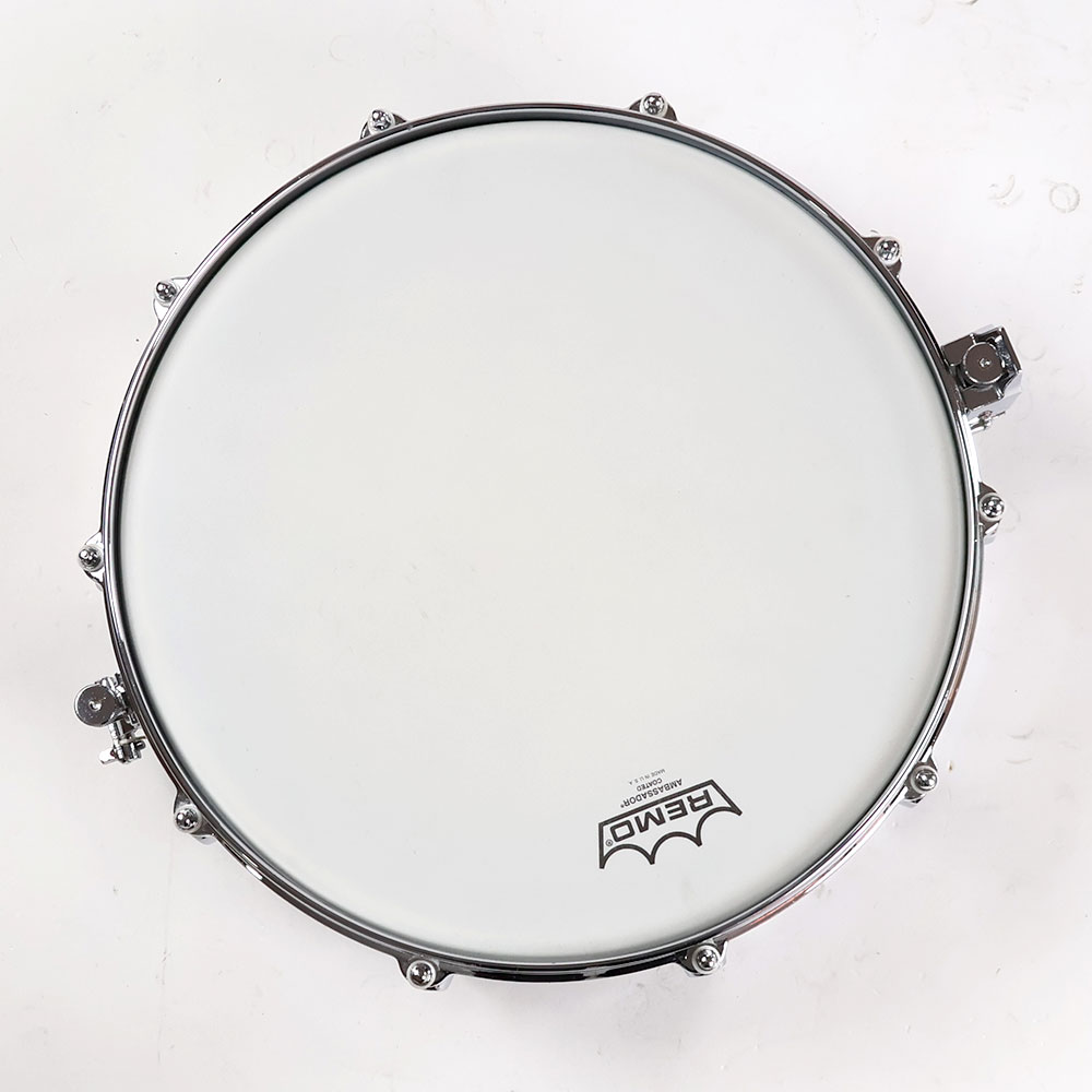 【中古】メイペックス MAPEX Stainless Steel Precious Metal Series 14x5 スネアドラム 打面