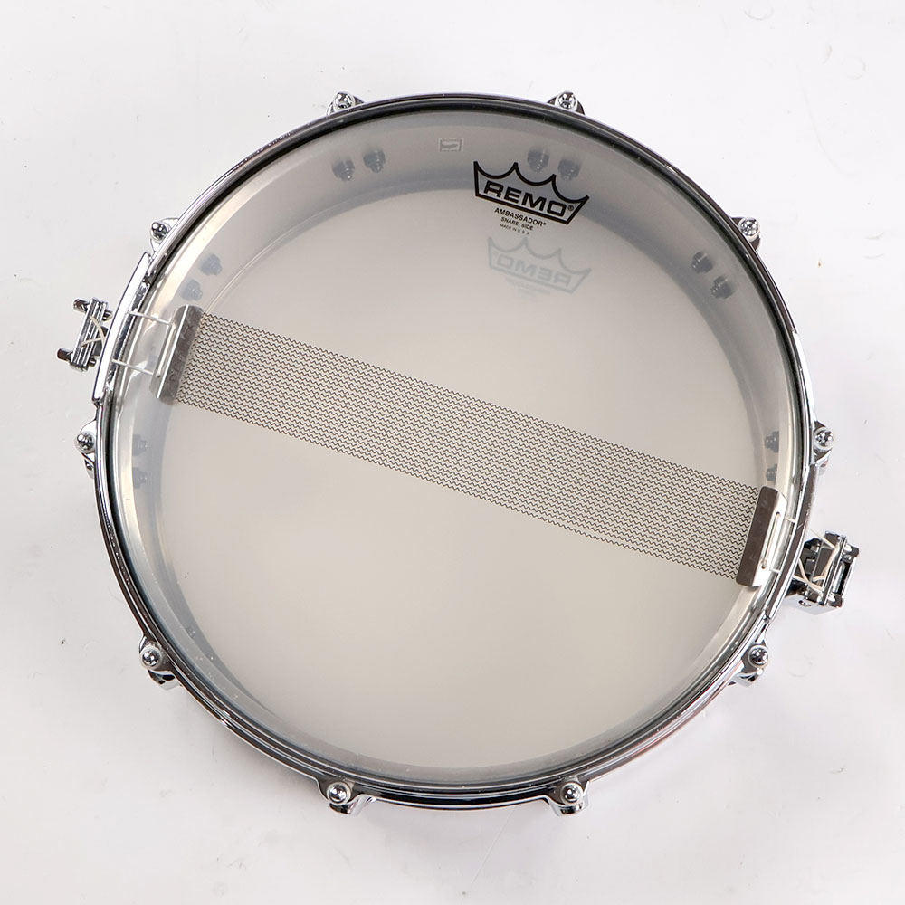 【中古】メイペックス MAPEX Stainless Steel Precious Metal Series 14x5 スネアドラム 裏面