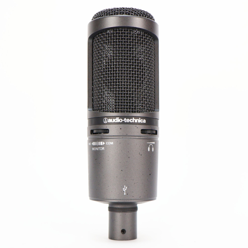 【中古】 コンデンサーマイク USB接続 AUDIO-TECHNICA AT2020USB+ USBマイクロホン オーディオテクニカ 本体画像