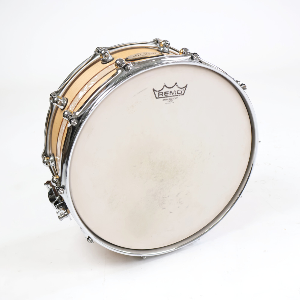 【中古】 Pearl パール USA MUSIC CITY CUSTOM Solid Maple Shell 14x6.5 スネアドラム 詳細画像