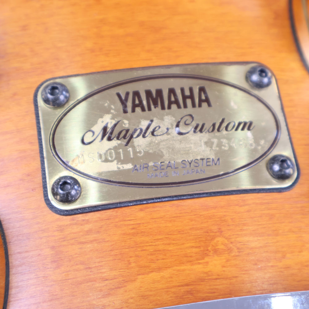 【中古】 スネアドラム ヤマハ YAMAHA MSD0115 VN Maple Custom 14x5.5 Made in Japan 詳細画像