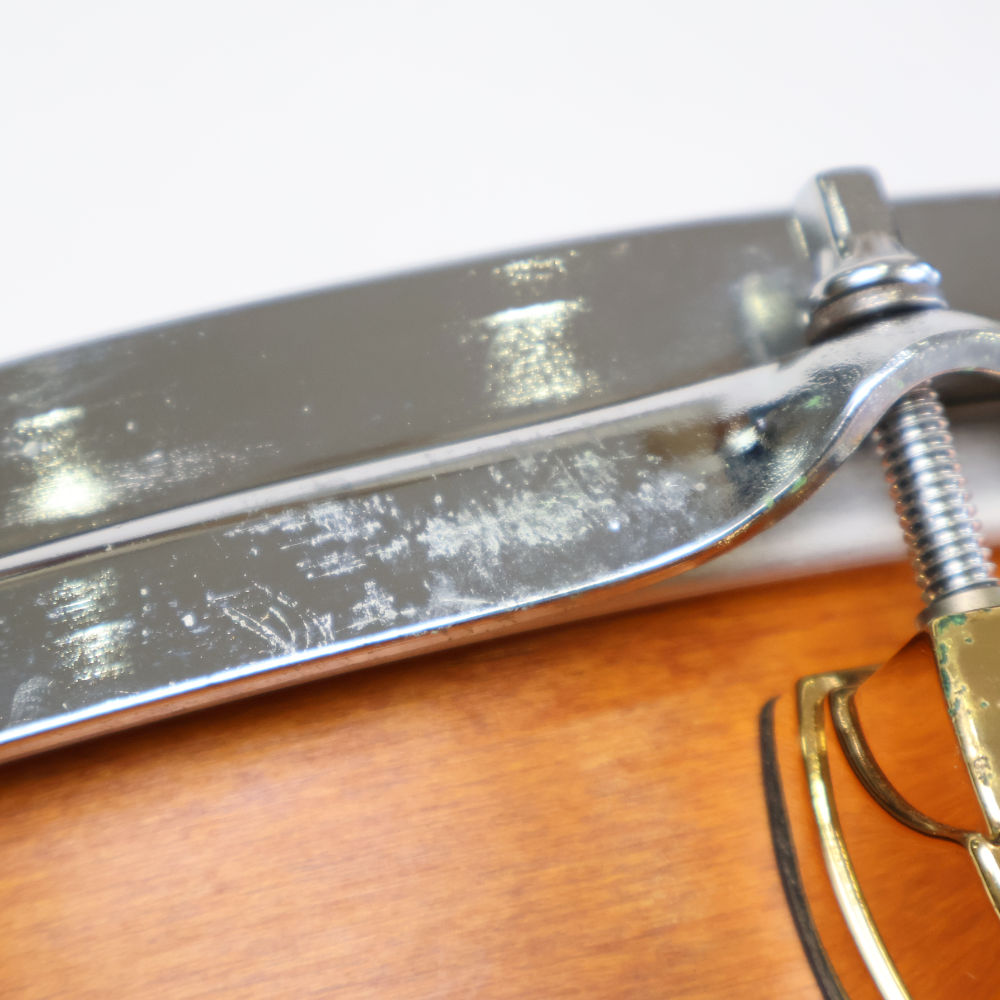 【中古】 スネアドラム ヤマハ YAMAHA MSD0115 VN Maple Custom 14x5.5 Made in Japan 詳細画像