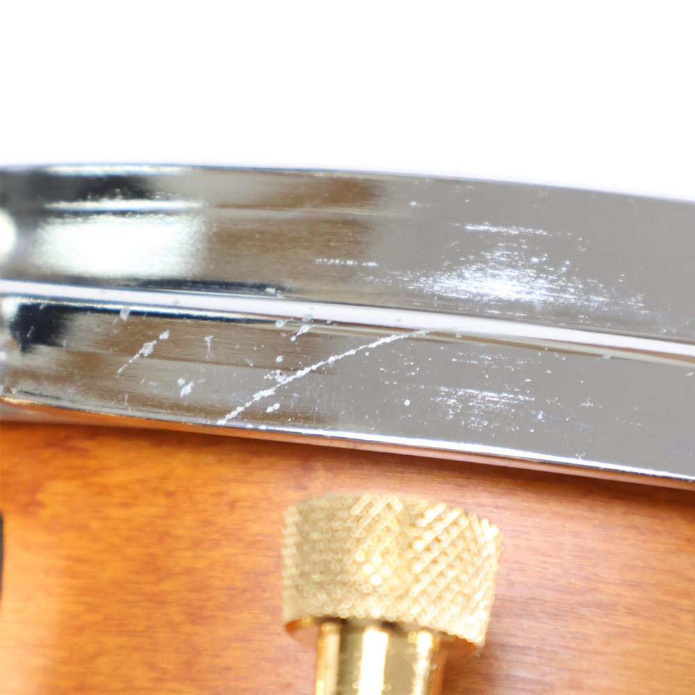 【中古】 スネアドラム ヤマハ YAMAHA MSD0115 VN Maple Custom 14x5.5 Made in Japan 詳細画像