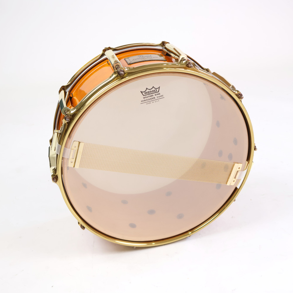 【中古】 スネアドラム パール Pearl Custom Classic ONE PIECE MAPLE SHELL 14x6.5 Made in Japan 詳細画像