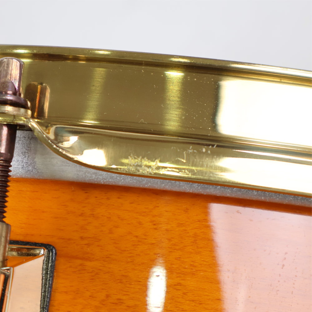 【中古】 スネアドラム パール Pearl Custom Classic ONE PIECE MAPLE SHELL 14x6.5 Made in Japan 詳細画像
