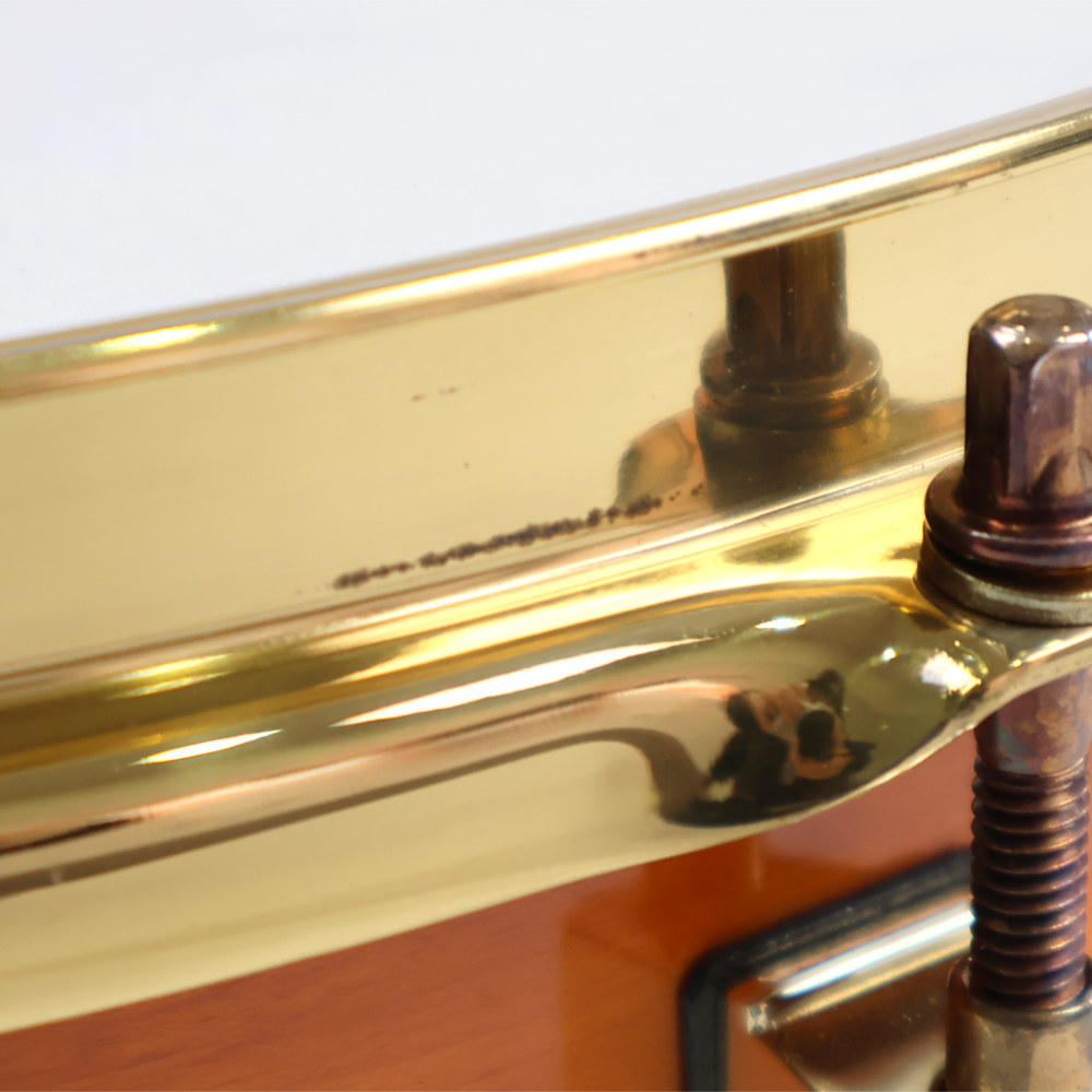 【中古】 スネアドラム パール Pearl Custom Classic ONE PIECE MAPLE SHELL 14x6.5 Made in Japan 詳細画像