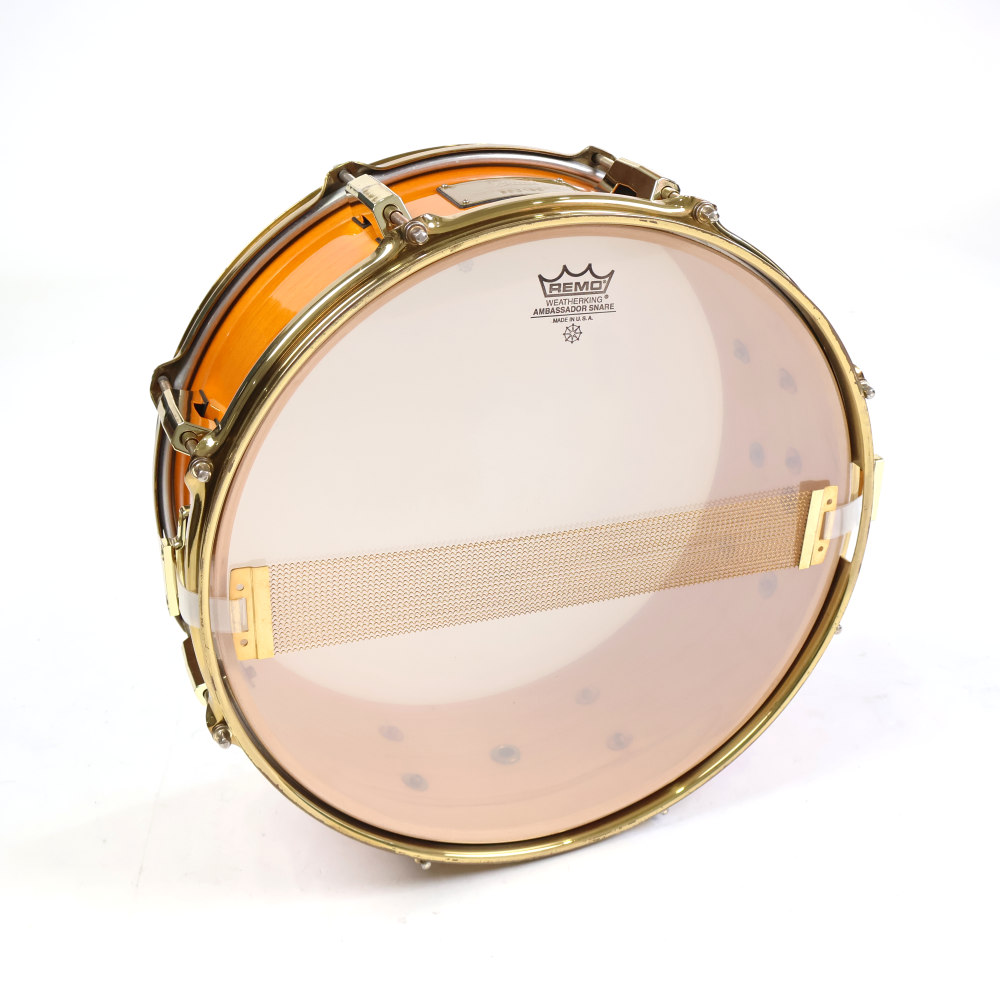 【中古】 スネアドラム パール Pearl Custom Classic ONE PIECE MAPLE SHELL 14x5.5 Made in Japan 詳細画像