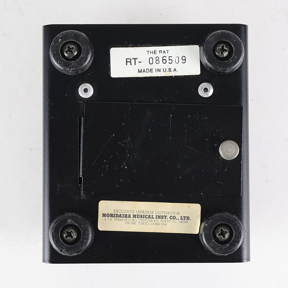 【中古】 ディストーション PROCO RAT2 エフェクター プロコ ラット RAT 1987年製 裏面