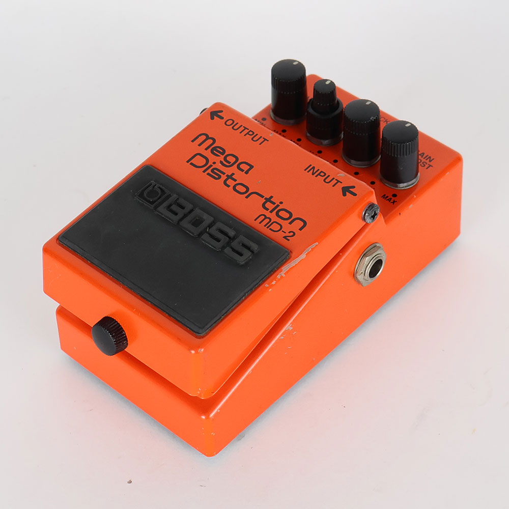 【中古】メガディストーション エフェクター BOSS MD-2 Mega Distortion ギターエフェクター ディストーション 全体