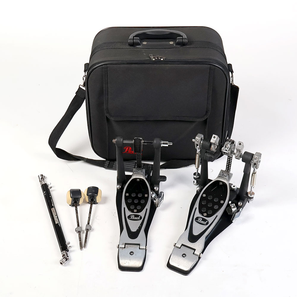 【中古】 ドラムツインペダル パール Pearl P-2002C ツインペダル ドラムペダル