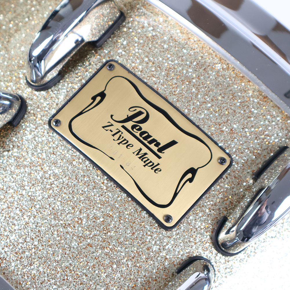 【中古】 スネアドラム パール Pearl Z-Type Maple 14x6.5 復刻モデル メイプルシェル エンブレム