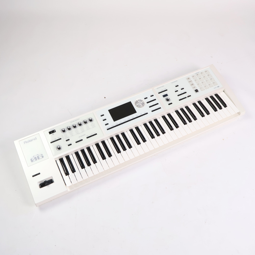 【中古】 ROLAND ローランド FA-06-SC Music Workstation シンセサイザー 限定ホワイトカラー 詳細画像