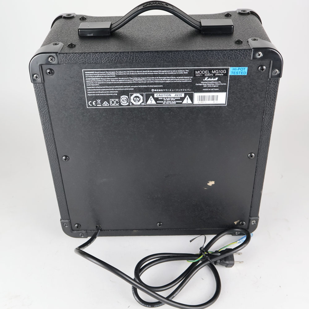 【中古】 MARSHALL MG10 小型ギターアンプ コンボ 背面
