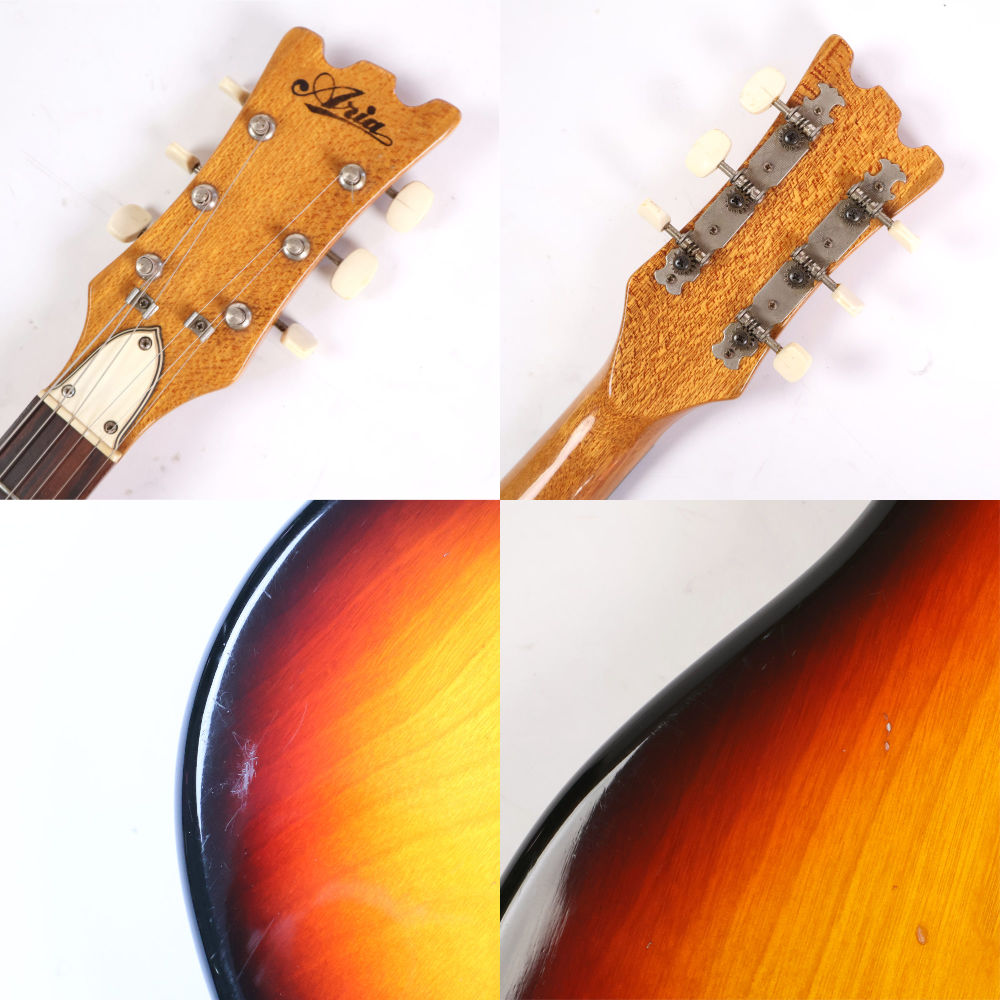 【中古】Aria アリア 1702T 1971年製 モズライトタイプ エレキギター 詳細画像