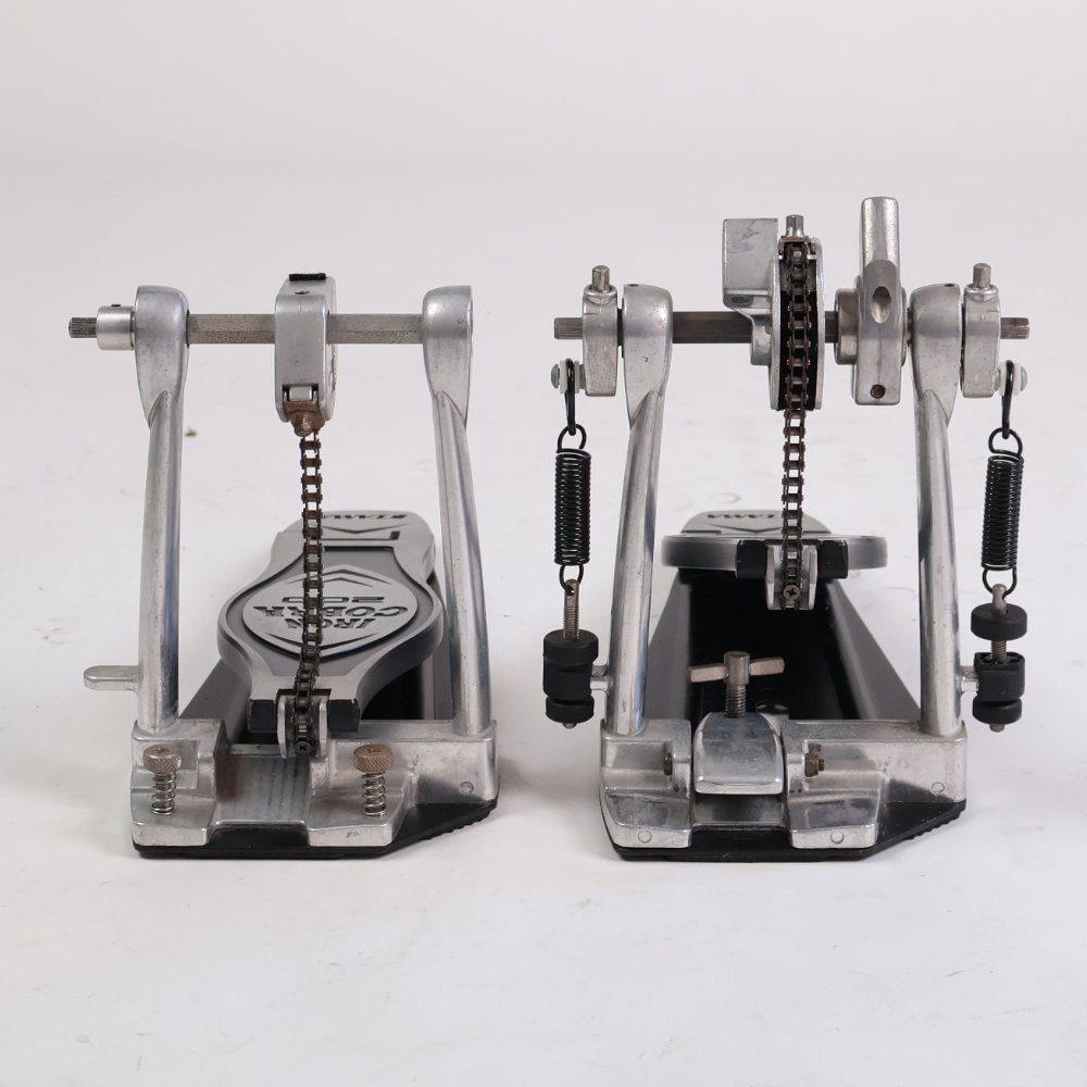【中古】 ドラムツインペダル タマ TAMA HP200PTW Iron Cobra 200 Twin Pedal Power Glide アイアンコブラ 背面