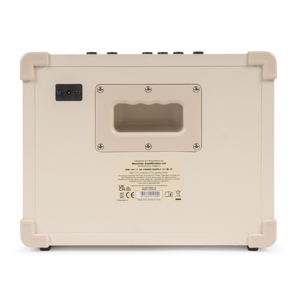 BLACKSTAR ID:Core V4 Stereo 10 DOUBLE CREAM 小型ギターアンプ コンボ ブラックスター リア画像