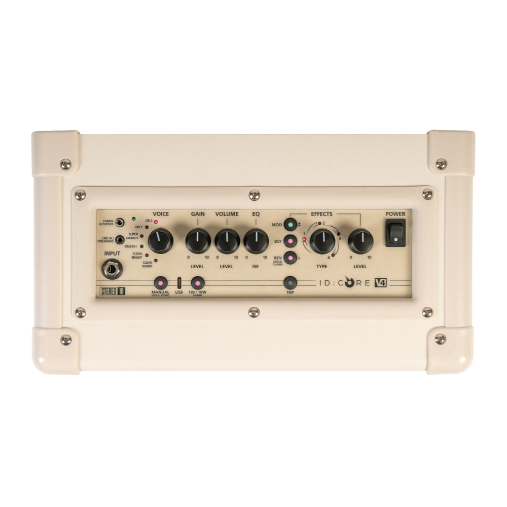 BLACKSTAR ID:Core V4 Stereo 10 DOUBLE CREAM 小型ギターアンプ コンボ ブラックスター トップ画像