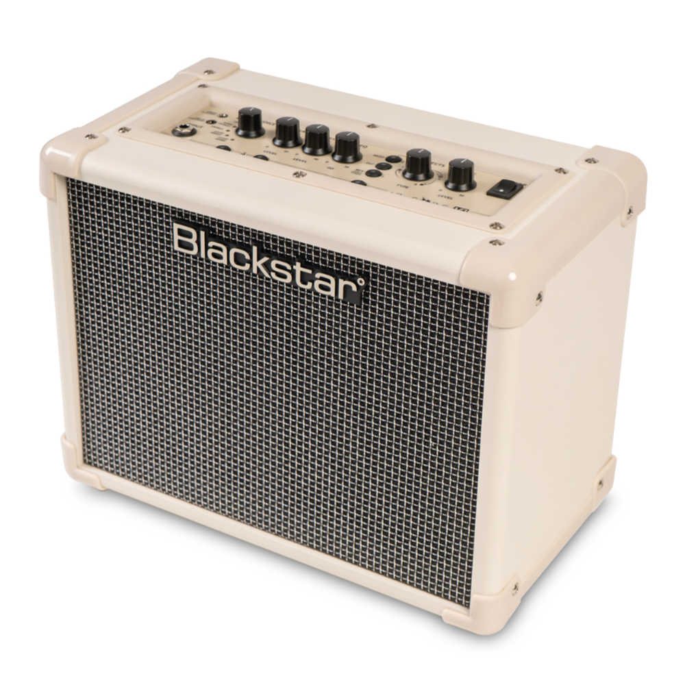 BLACKSTAR ID:Core V4 Stereo 10 DOUBLE CREAM 小型ギターアンプ コンボ ブラックスター 左斜めアングル画像