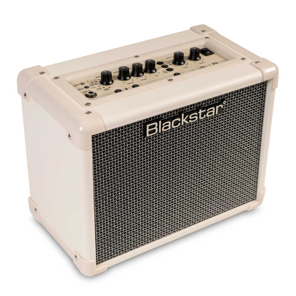 BLACKSTAR ID:Core V4 Stereo 10 DOUBLE CREAM 小型ギターアンプ コンボ ブラックスター 右斜めアングル画像