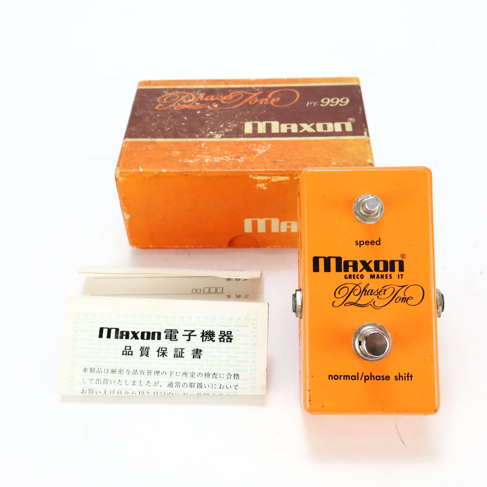 【中古】 フェイザー マクソン MAXON PT-999 Phase Tone GRECO MAKES IT ギターエフェクター