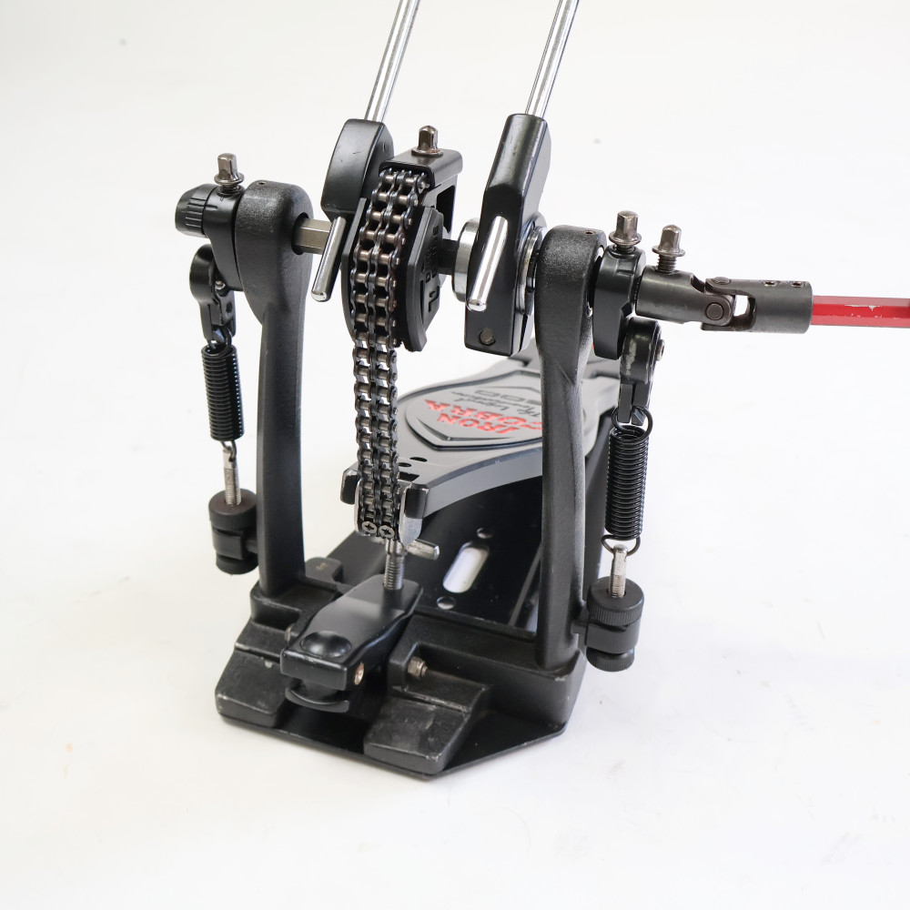 【中古】 ドラムツインペダル タマ TAMA HP600DTWBK IRON COBRA 限定カラー ドラムペダル 詳細画像