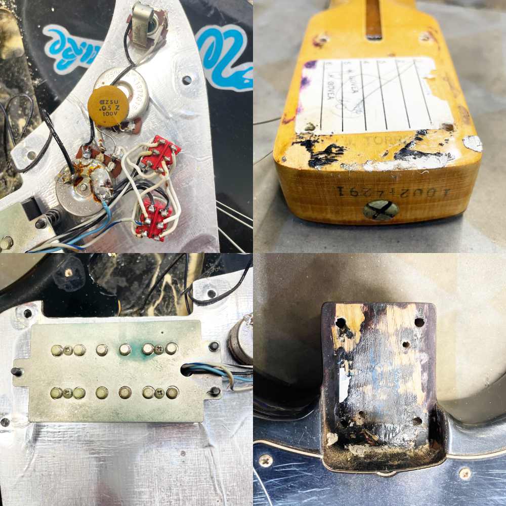 【中古】 エレキギター Fender Lead I Rosewood FingerBoard Black 1981年製 フェンダー リード1 内部