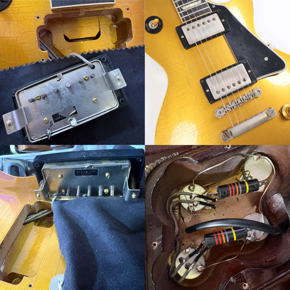 【中古】 エレキギター Gibson Custom Shop Murphy Lab 1957 Les Paul Gold Top Dark Back Black Parts Heavy Aged 3.86kg 2024年製 ギブソン マーフィーラボ レスポール ゴールドトップ 詳細画像