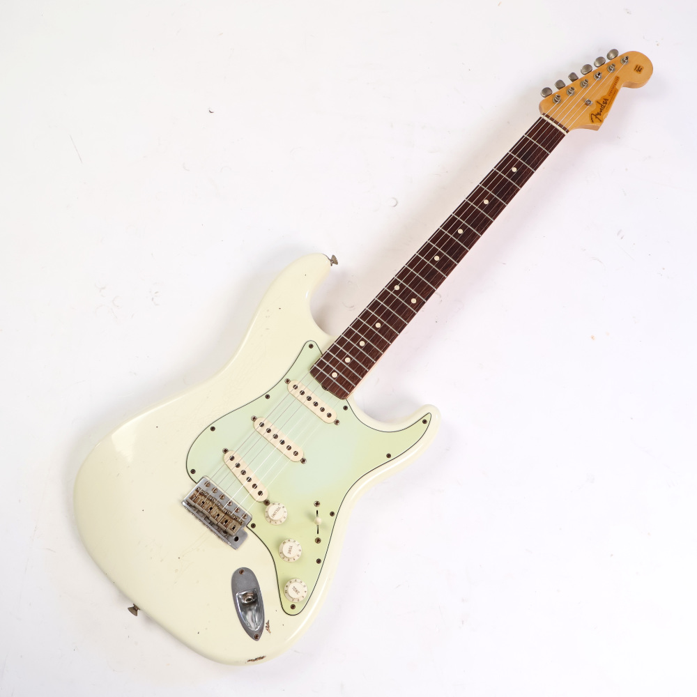 【中古】 エレキギター Fender Custom Shop 1960 Stratocaster Olympic White Relic 2007年製 フェンダー カスタムショップ ストラトキャスター レリック 詳細画像
