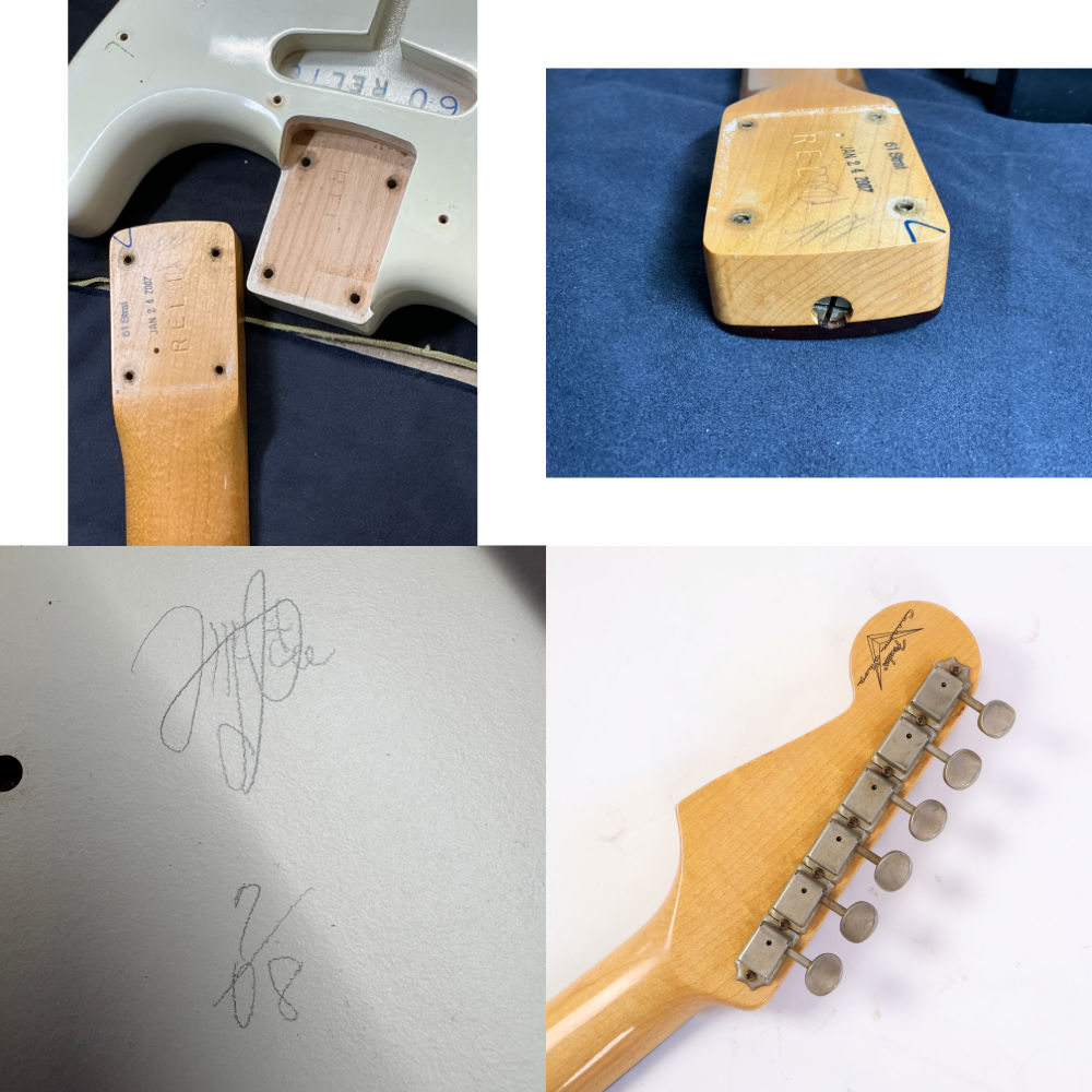 【中古】 エレキギター Fender Custom Shop 1960 Stratocaster Olympic White Relic 2007年製 フェンダー カスタムショップ ストラトキャスター レリック 詳細画像