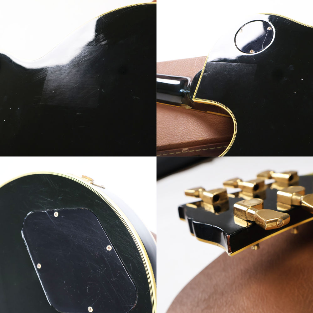 【中古】 エレキギター Gibson Les Paul Custom Ebony 1990年製 ギブソン レスポールカスタム ブラック 刻印ナンバードPAFピックアップ 傷 2
