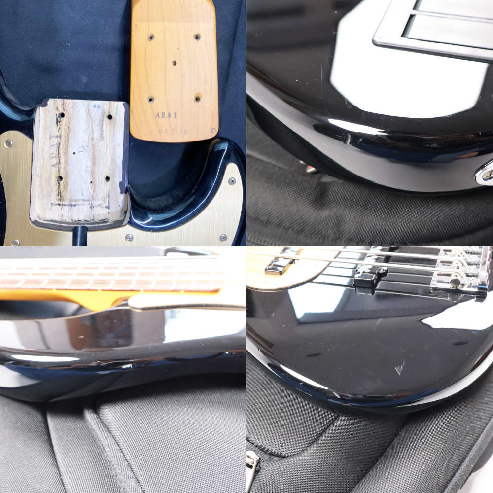【中古】 Fender フェンダー Deluxe Jazz Bass V Kazuki Arai Edition Rosewood Fingerboard Black エレキベース King Gnu 新井和輝 シグネイチャーモデル 傷