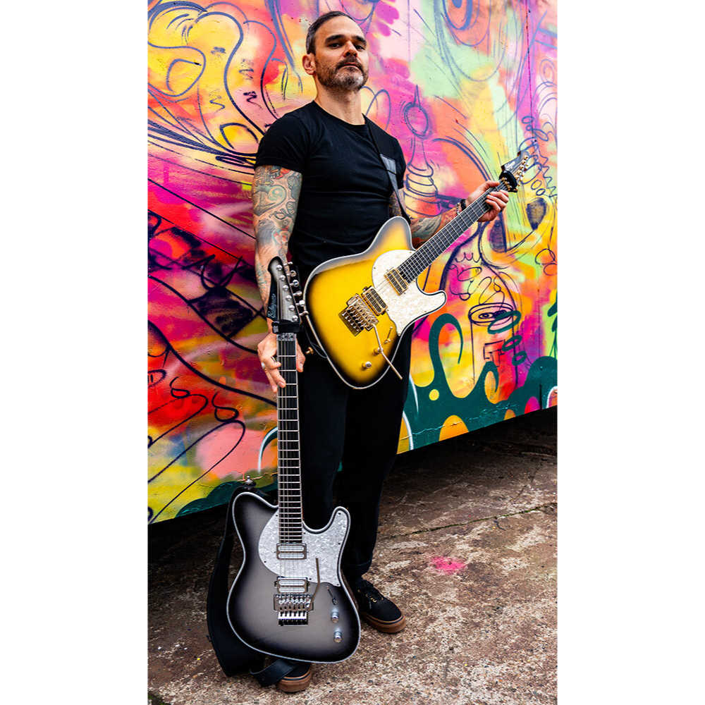 Balaguer Guitars バラゲールギターズ Thicket TM Gloss Metallic Silverburst トラヴィス・ミゲル シグネチャーモデル エレキギター トラヴィス・ミゲル画像