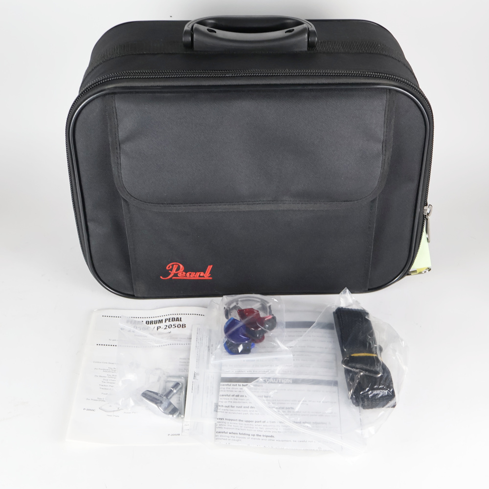 【中古】 ドラムペダル パール Pearl P-2050C ELIMINATOR REDLINE キックペダル 付属品