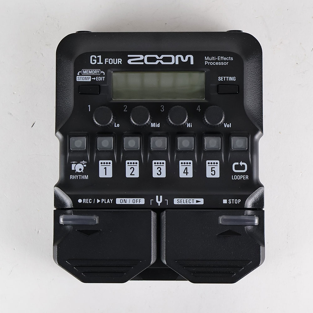 【中古】 ズーム ZOOM G1 FOUR ギターマルチエフェクター 正面